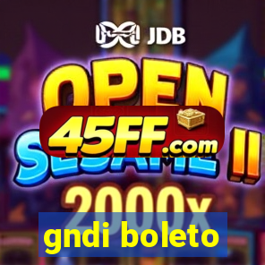 gndi boleto